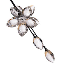 1Pièces Cristal Suspendu Transparent Strass Pour Rétroviseur