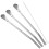 1 Set Rührstäbchen Cocktail Silber 11