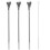 1 Set Rührstäbchen Cocktail Silber 10