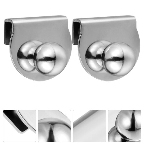 2Stück Griff Schminktisch Metallclip Eisen 1