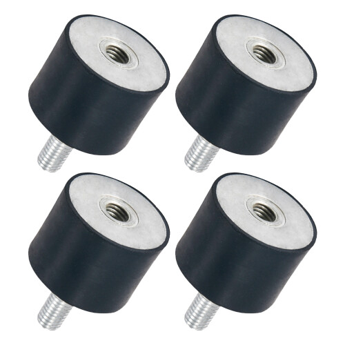 4 Anti-Vibrations- Gummikörper Schwingungsdämpfer