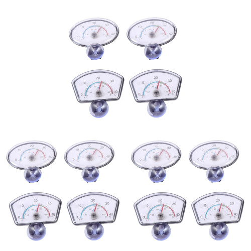 12 Aquarium Thermometer Wassertemperatur Messstreifen 1