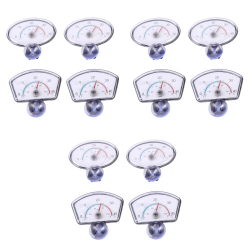 12 Aquarium Thermometer Wassertemperatur Messstreifen 2