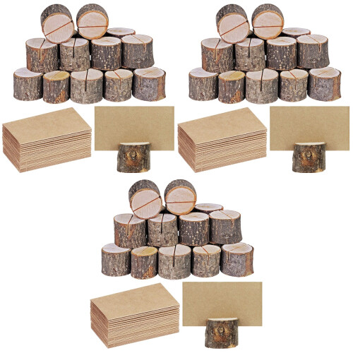 3 Sets Dekorative Tischschilder Kompakte Bildhalter 2