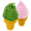 2Stk Lebensnaher Eiscreme Modellierfigur Süßer Eiskonstanten-Prop 11