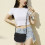 1Sac Crossbody Noir Nylon Polyester Ajustable Coquette 5