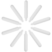 10St Marker Ersatzspitzen Weiß Polyester