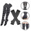 1 Set Omslagkousen Zwart Polyester Vrouwen 4