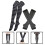 1 Set Omslagkousen Zwart Polyester Vrouwen 3