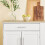 SoBuy Kitchen Island on Wheels White 6