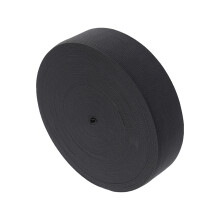 Waistbands Elastisches Band Schwarz 1 Rolle 40 M Länge 2 Cm Breite