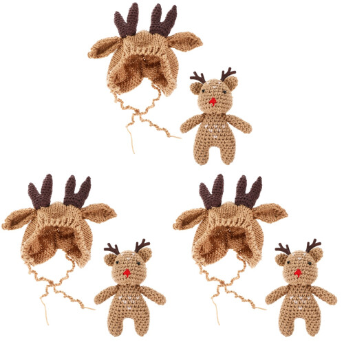 3 Sets Baby Wintermütze 1