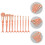 10Stk Gesichtspuder Lidschatten Make-up 6