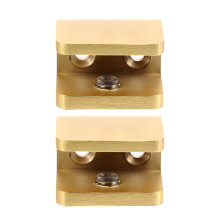 2Stk Glasclip Wandregale Kupfer Schwerlasthalter