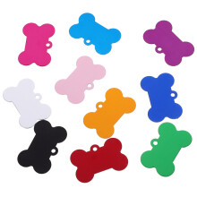 50St -Identifikations-Anhänger Zum Gravieren Hund-Form Bunt