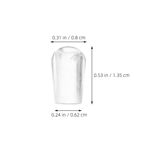 Silikon Schutzkappe Transparent PVC 50 2