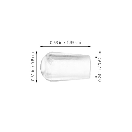Silikon Schutzkappe Transparent PVC 50 1