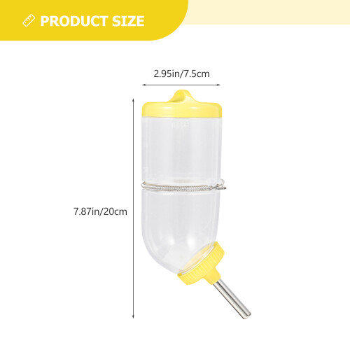Wasserflasche Für Hamster Trinksystem Gelb 1 Satz 2