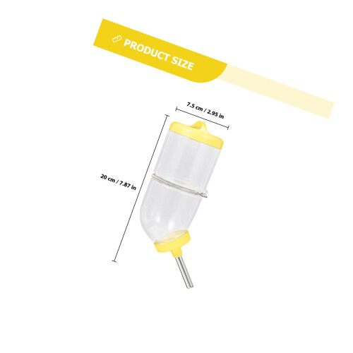 Wasserflasche Für Hamster Trinksystem Gelb 1 Satz 1
