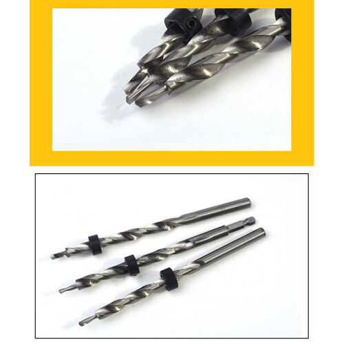 Countersink Counterbore Bohrer Set Schwarz 2 Sets 17,5x0,95 Cm 2
