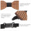 Stropdas Handgemaakte Geometrische Uitsparing Cravat 8