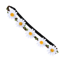 5Stk Weißes Blumen Haarband Sonnenblume Boho Sommer Beach Hochzeit