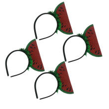 4St Wassermelonen Haarreifen Partyaccessoires