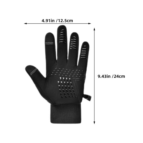 Fahrradhandschuhe Nylon Silikon Fleece 1 Paar 1