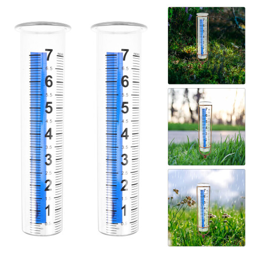 Outdoor-Regenmesser Mit Maßstab Großen 2er Set 2