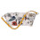 Cup Set Wasser Cup Hülle 17X9X7 Cm 9