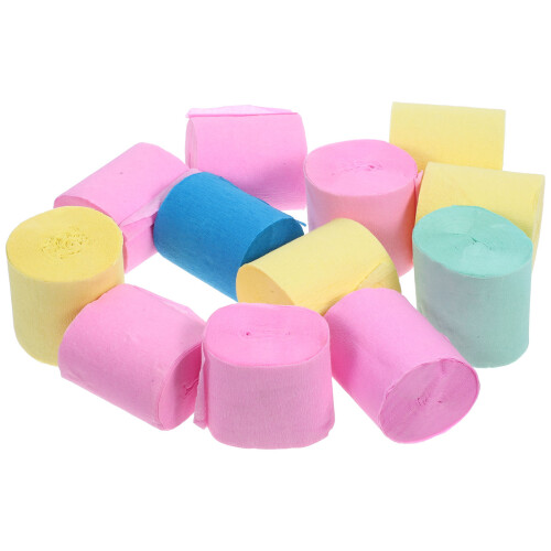 12Stück Krepppapier Flaggenband 2