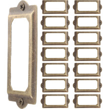 Zhaoyiq Metall Schildhalter Für Büro Schubladen/Regale – 2 Sets