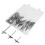 Hardware-Schnellbefestiger Flügelmuttern-Set 24 Teile 6