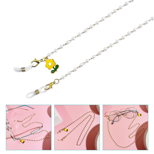 Halterungsschlaufe Für Lesebrille Mit Blumenmuster 2