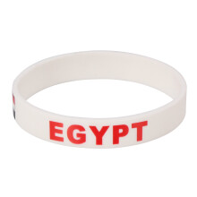 6 Ägypten-Flagge Silikon-Armband Set Armband