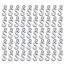 50Pcs Silver Alloy Pendant Charms for DIY Necklace Bracelet Jewelry