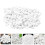 Aquarium Decoratie Stenen Visbak Rots Set Wit 4
