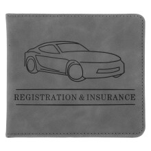 Card Holder Driver's License Cover 14,50X13,00X0,80 Cm Grijs