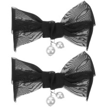 1 Paar Schleifen-Schuhclips, Abnehmbare Schmuckelemente Für Schuhe