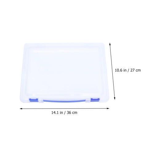 File Storage Box Aufbewahrungsbox PP Transparent 1 1