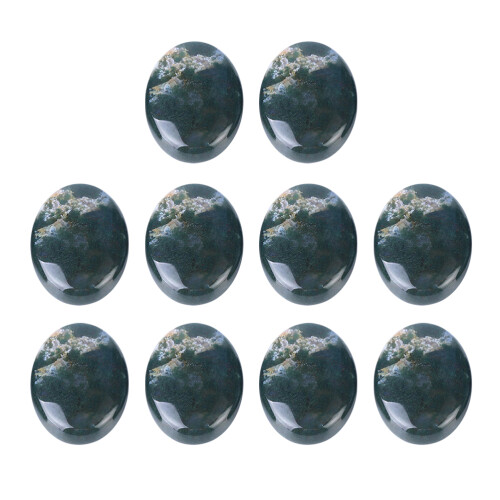 10 Edelstein Oval Cab Bild Juwelier Schmuck Grün 2