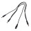 Guitar Signal Splitter Kabel Schwarz 1 Set 1