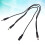 Guitar Signal Splitter Kabel Schwarz 1 Set 5