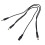 Guitar Signal Splitter Kabel Schwarz 1 Set 3