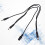 Guitar Signal Splitter Kabel Schwarz 1 Set 7
