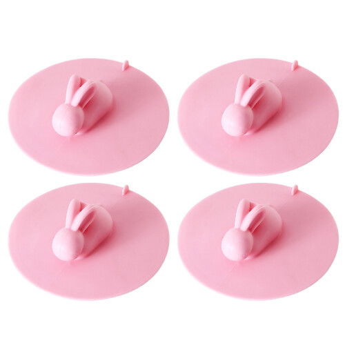 4Stk Abflussdeckel Stopfen Spülbecken Rosa Poolabdeckung