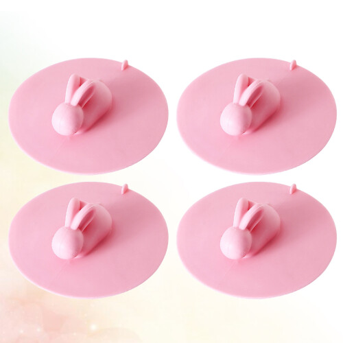 4Stk Abflussdeckel Stopfen Spülbecken Rosa Poolabdeckung 2