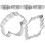 Biscuitformen Backen Silber 6 5