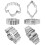 Biscuitformen Backen Silber 6 4