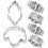 Biscuitformen Backen Silber 6 6